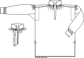 Man's Shirt - 1790-1830