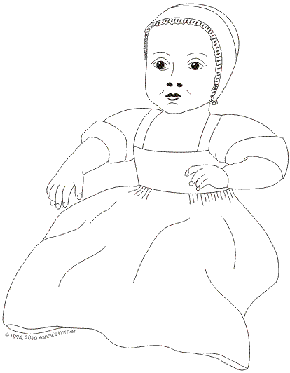 Infant in Gown